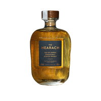 Bottle of The Hearach Isle of Harris Single Malt Scotch Whisky on a white background