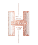 A copper foil style Hearach logo