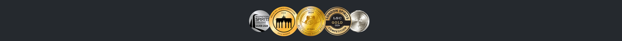 A collection of the awards the whisky has won