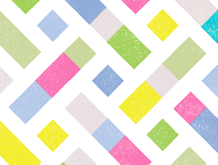 Multi coloured celtic pattern
